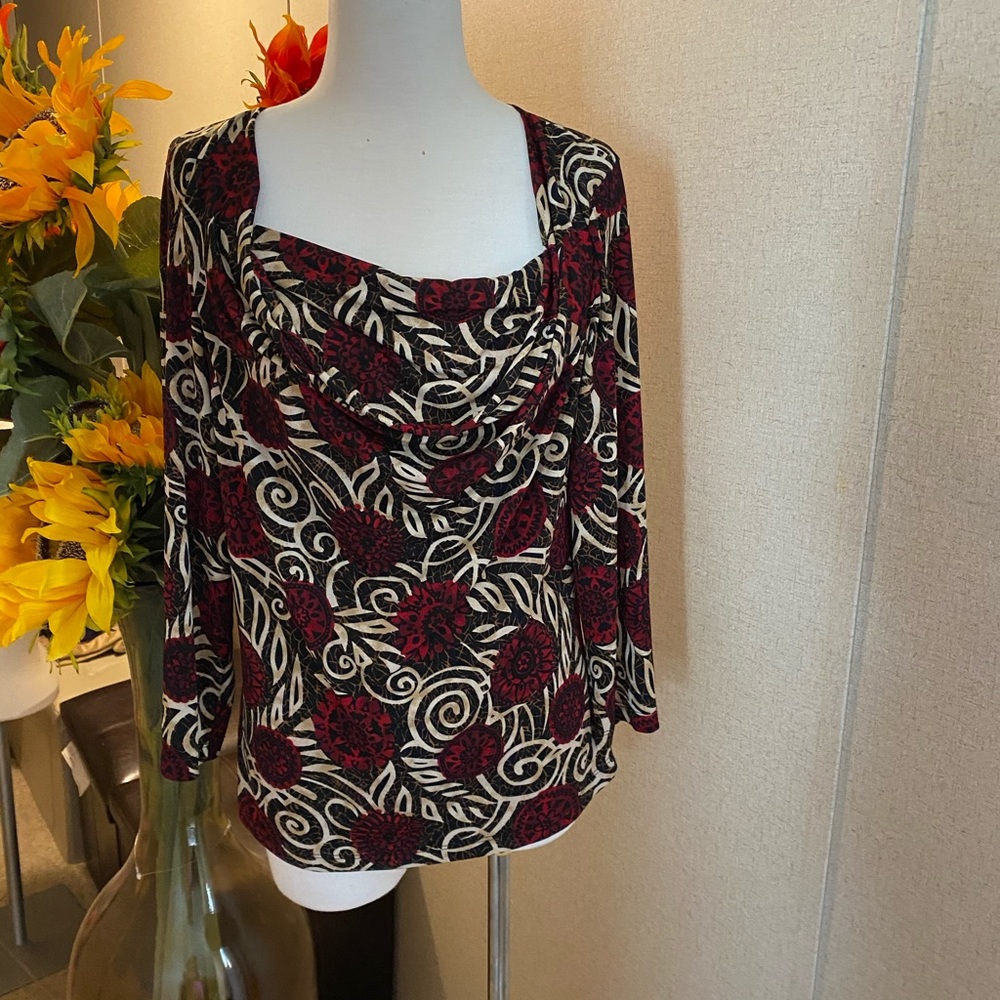 St. Tropez West. Three-quarter sleeve top